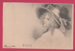 ILLUSTRATEUR ---WICHERA---Femme Avec Chapeau---precurseur - Wichera