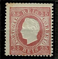 Portugal, 1870/6, # 40 G Dent. 12 3/4, Tipo VIII, MH - Ongebruikt