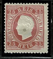 Portugal, 1870/6, # 40 G Dent. 12 3/4, Tipo VIII, MH - Ongebruikt