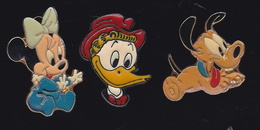 66730-Lot De 3 Pin's.Disney.Mickey. - Disney