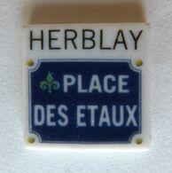 FEVE PUBLICITAIRE Perso HERBLAY 95 - PLACE DES ETAUX CLAMECY - Région