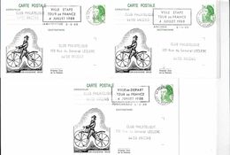Etapes Du Tour De France 16 Cartes 1988 - Ciclismo