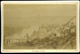 Vue Générale De Rouen Photographie XIXe 16x11cm - Alte (vor 1900)