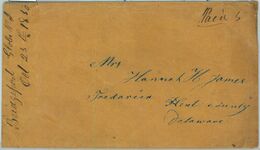 91275 -  UNITED STATES USA -  PREPHILATELIC Cover From BRIDGEPORT 1938 - PAID - …-1845 Prefilatelia