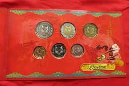 Singapore Set 5 10 20 50 Cents 1 5 $ 2004 - Singapour