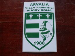 ADESIVO STICKER ARVALIA VILLA PAMPHILI RUGBY ROMA LR - Rugby