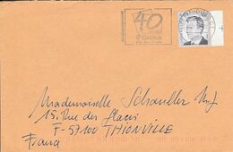 LUXEMBOURG SEUL SUR LETTRE POUR LA FRANCE 2007 - Storia Postale