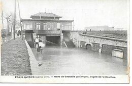 75    Paris          Inondations De Paris Janvier 1910   La Gare De Grenelle   Ligne De Versailles - Überschwemmung 1910