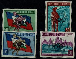 HAITI 1960 WINTER OLYMPIC GAMES SQUAW VALLEY MI No 595-8 MNH VF !! - Hiver 1960: Squaw Valley