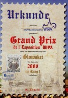 Feuillet Commémoratif Grand Prix Exposition WIPA 2000 - Altri & Non Classificati