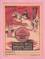 RARISSIME : PROTEGE CAHIER CIRAGE MARCEROU SAYET  - ILLUSTRATEUR : LEVOIR - CIRQUE / CLOWN - Copertine Di Libri