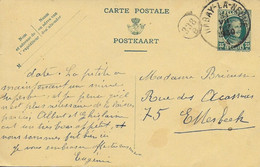 ENTIER  POSTAL ..-- Guerre 14/18 . - Duitse Bezetting