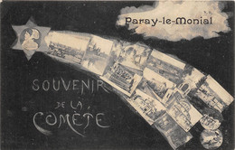 71-PARAY-LE-MONIAL- MULTIVUES SOUVENIR DE LA COMETE - Paray Le Monial