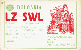 Old QSL From D. Madjaroff (LZ-SWL) Bulgaria (years 1935/40) - CB