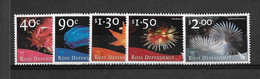 Dépendance De Ross (Nouvelle Zélande) N° 90 à 94** Faune Marine - Unused Stamps