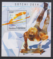 Olympics 2014 - Ski Jump - TOGO - S/S MNH - Hiver 2014: Sotchi