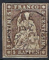 SUISSE 1862: Le ZNr. 22G, Obl. CAD Du 30.IX.62 - Gebraucht