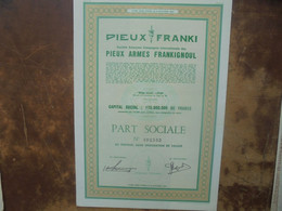 ACTION PIEUX FRANKI LIEGE (LIRE CI BAS LES CONDITIONS D'ENVOIS) - Zonder Classificatie