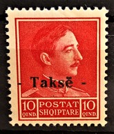 ALBANIA 1939 - MNH - Sc# J39a - "-Takse-" - Albania