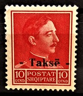 ALBANIA 1939 - MNH - Sc# J39a - "-Takse-" - Albania