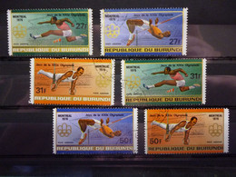 BURUNDI LP 423/28 GEST. ( COB ) COTE : 11 EURO ( G ) - Used Stamps