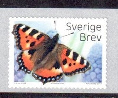 Suède Timbre De Roulette Adhésive Papillon 2017 ** - Unused Stamps