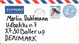 New Zealand Air Mail Cover Sent To Denmark 14-10-1994 - Luftpost