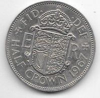 *great Britain 1/2 Crown 1967  Km 907  Xf+/ms60 - K. 1/2 Crown