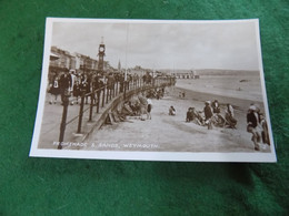 VINTAGE UK DORSET: WEYMOUTH Promenade & Sands Sepia RA - Weymouth