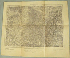 Carte "Deutschen Reiches" : N° 655 Altkirch / Belfort - 1/100 000ème - 1889. - Carte Topografiche