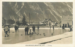 Chamonix Mont Blanc * Carte Photo * Curling * Sports D'hiver - Chamonix-Mont-Blanc