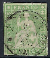 SUISSE 1856: Le ZNr. 26C, Obl. CAD Zürich Du 21.II.56, Forte Cote - Gebraucht