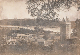 OUDON. - La Tour, Le POnt Sur La Loire Et Champtoceaux. CPM Dentelée - Oudon