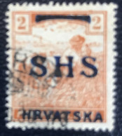 Joegoslavië - Hrvatska - P3/3 - (°)used - 1918 - Michel Nr. 66 - Snijders - Vorphilatelie