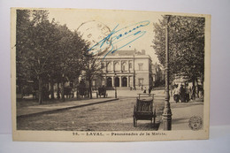 LAVAL   - Promenades De La Mairie - Cachet MILITARIA - Hopital Auxiliaire N°19 - Laval