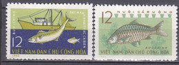 Vietnam 1963 - Mi.Nr. 262 - 263 - Postfrisch MNH - Tiere Animals Fische Fishes - Poissons
