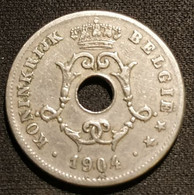 BELGIQUE - BELGIUM - 10 CENTIMES 1904 - Légende NL - Léopold II - Type Michaux - KM 53 - 10 Cent