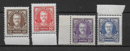 MONACO - 1933 - YVERT N° 115/118 ** MNH BORDS DE FEUILLE ! - COTE = 145 EUROS - Neufs