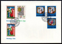 SWEDEN 1976 Christmas FDC.  Michel 966-69 - FDC