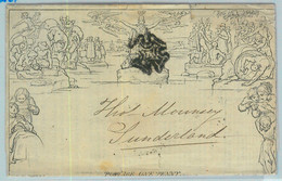 BK0668 - GB Great Brittain - POSTAL HISTORY - MULREADY Enveloppe # ME1a  - 1841 - 1840 Sobres & Cartas Mulready