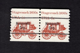 1087216813 SCOTT 1898B POSTFRIS MINT NEVER HINGED POSTFRISCH EINWANDFREI - TRANSPORTATION - STAGECOACH 1890 S - PAIR - Rollini (Numero Di Lastre)