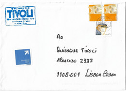 2004 , Andorinha Daurica , Swallow , Cecropis Daurica , Masks , PC Sampaio Bruno Porto Postmark - Hirondelles
