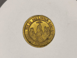COIN MONNAIE VATICAN RARE MEDAILLE PIO IX CONCILIO ECUMENICO 1869 - Royaux/De Noblesse