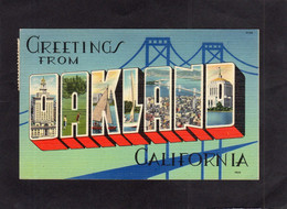 95700    Stati  Uniti,   Greetings  From  Oakland,  California,  VG  1947 - Oakland