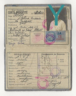 Quinssaines, Carte D'identité De Céline Marie Verge, Née Arpheuille-Saint-Priest 1/05/1906 - Généalogie