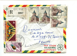 CONGO Dolisie 1972 - Affr. Sur Lettre Par Avion Pour La France - - Other & Unclassified