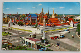 Carte Postale : Thailande : BANGKOK : The Emerald Buddha Temple, Stamp - Thaïlande