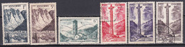 Andorre Français Principauté Paysages N°138-141-142-146-148-149 Oblitéré - Used Stamps