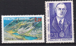 Andorre Français Tourisme Le Lac D Angonella Général De Gaulle N°351-398 Oblitéré - Used Stamps