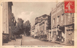 Massiac    15  Route Nationale Et Allée Des Peupliers Garage Automobiles Lépine Et Pompe A Essence       (voir Scan) - Otros & Sin Clasificación